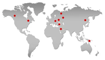 Карта фирменных салонов