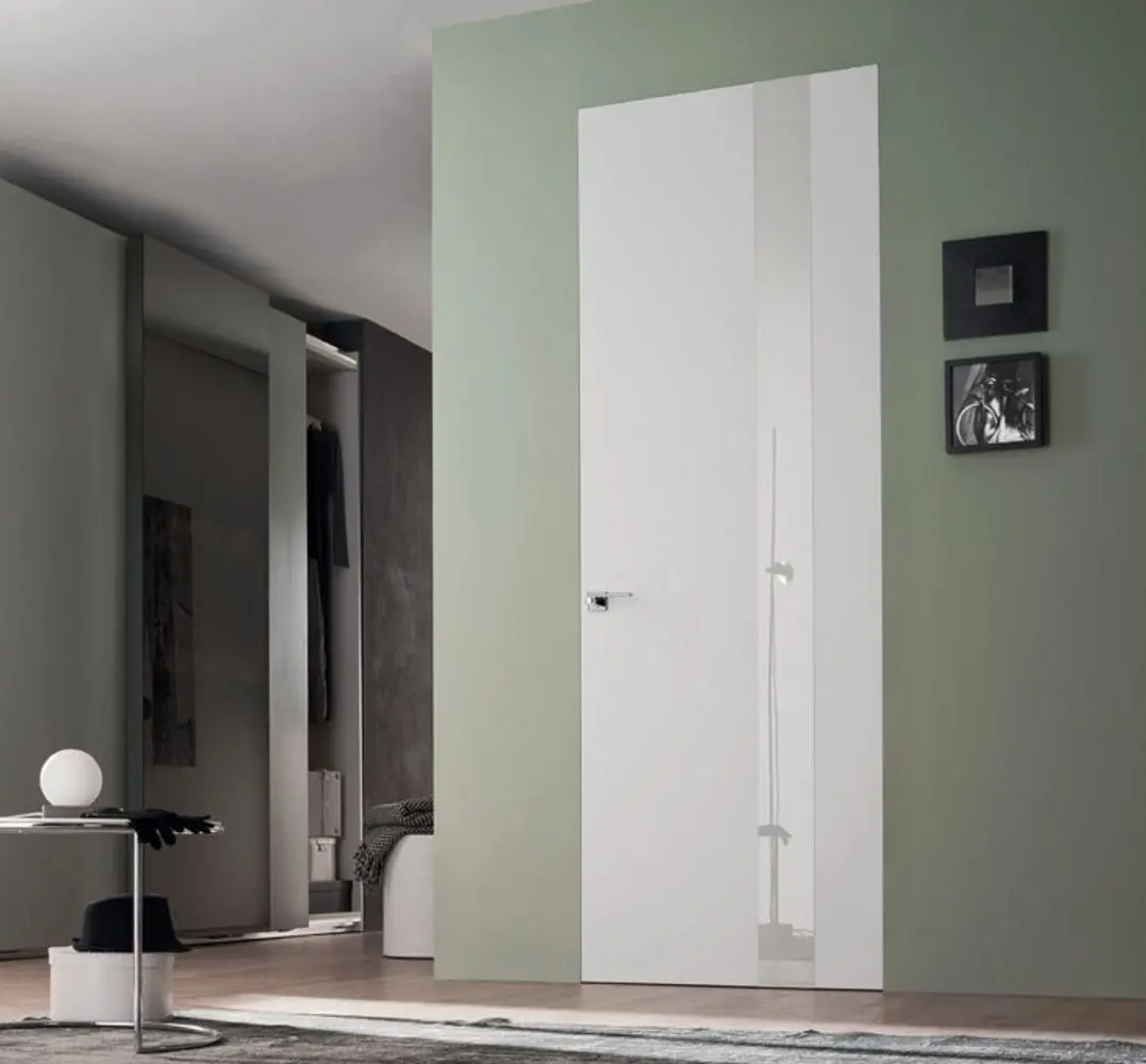 B-Line, Twist, Laccato Bianco Opaco, Vetro Bianco.