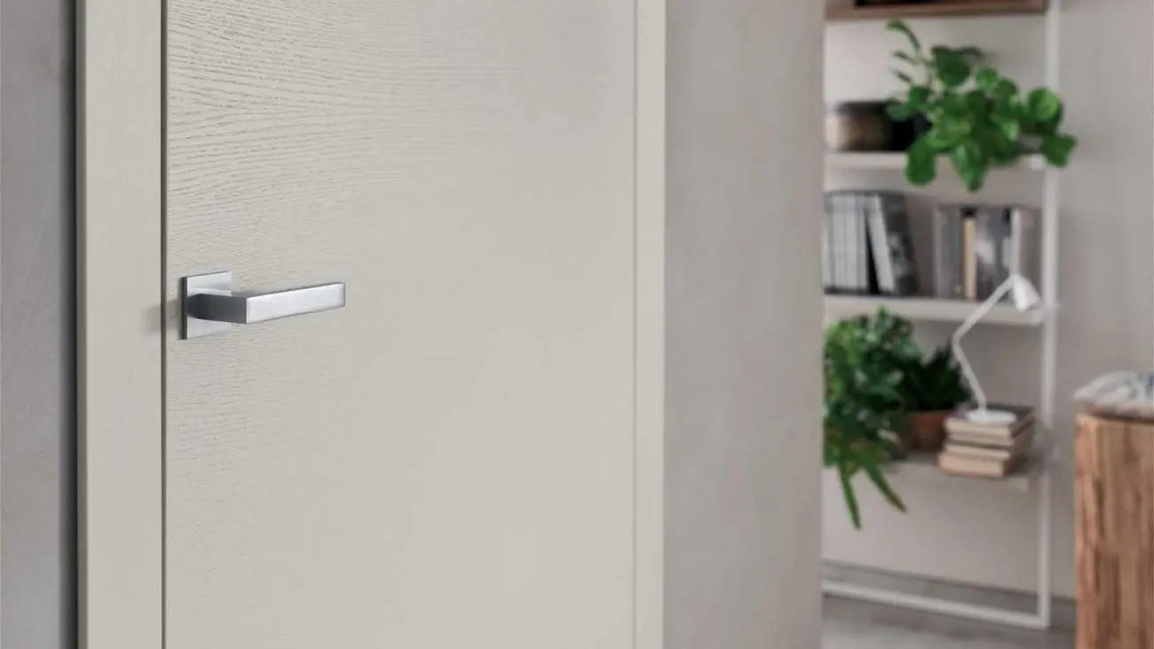 B-Frame, Plana, Rovere laccato perla.