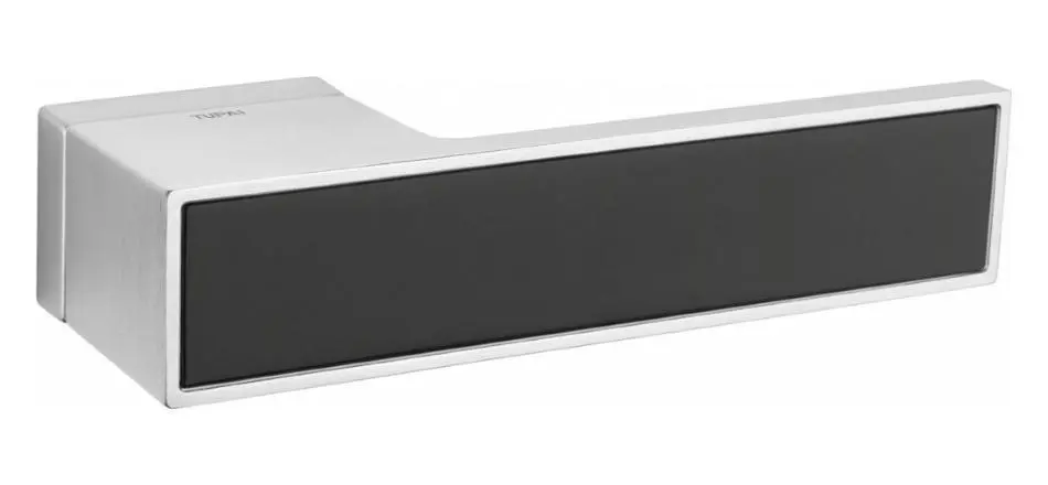 BIG LINE, в отделке Chrome Matt, чёрная матовая вставка  (стоимость ручки без декоративных вставок).