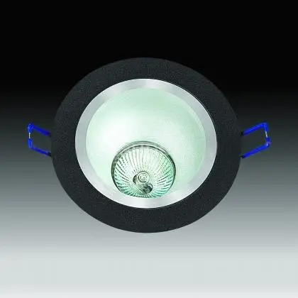 Встраиваемый светильник Circle Inside из алюминия, черный.