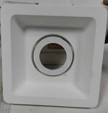 Встраиваемый светильник Quadro G dark Kono PLRL8189 adjustable, белый.