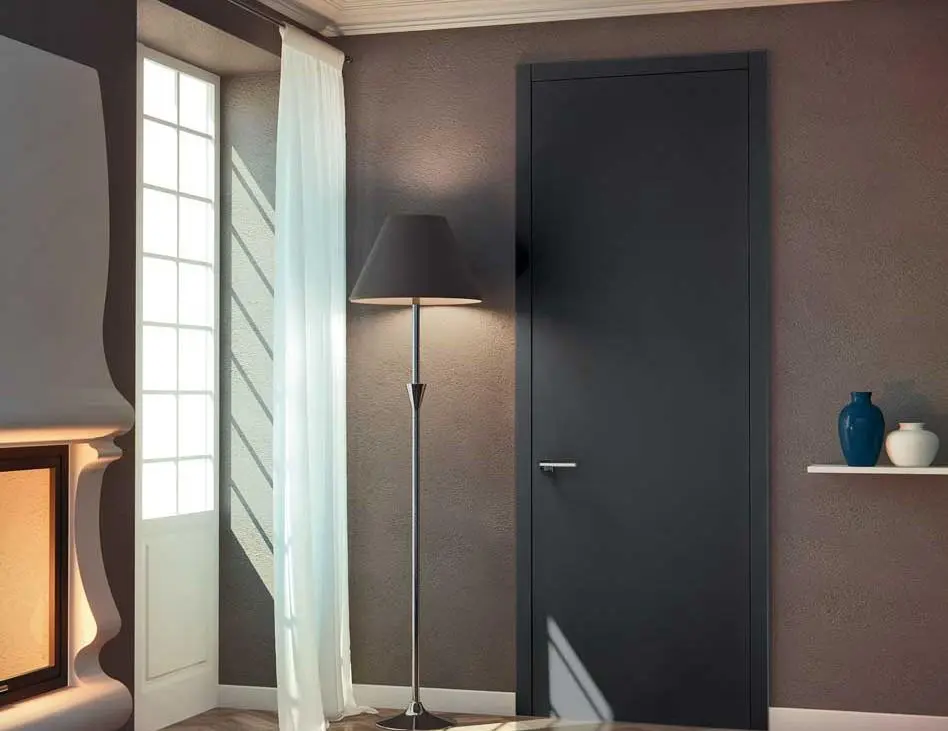 B-Frame, Plana, Laccato opaco nero.