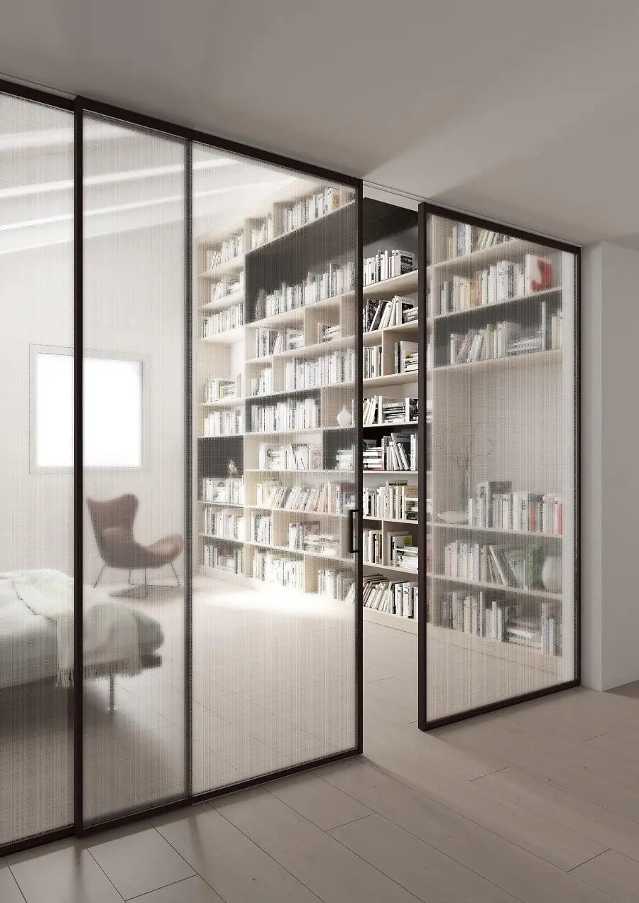 Factory T1, Total brown, vetro Trasparente extrachiaro, decoro Galles.