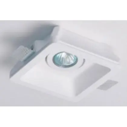 Встраиваемый светильник Quadro G dark Kono PLRL8189 adjustable, белый.