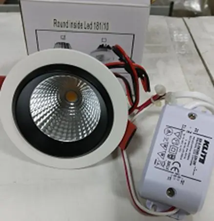 Встраиваемый светильник Round Inside led со встроенным светодиодным источником света.