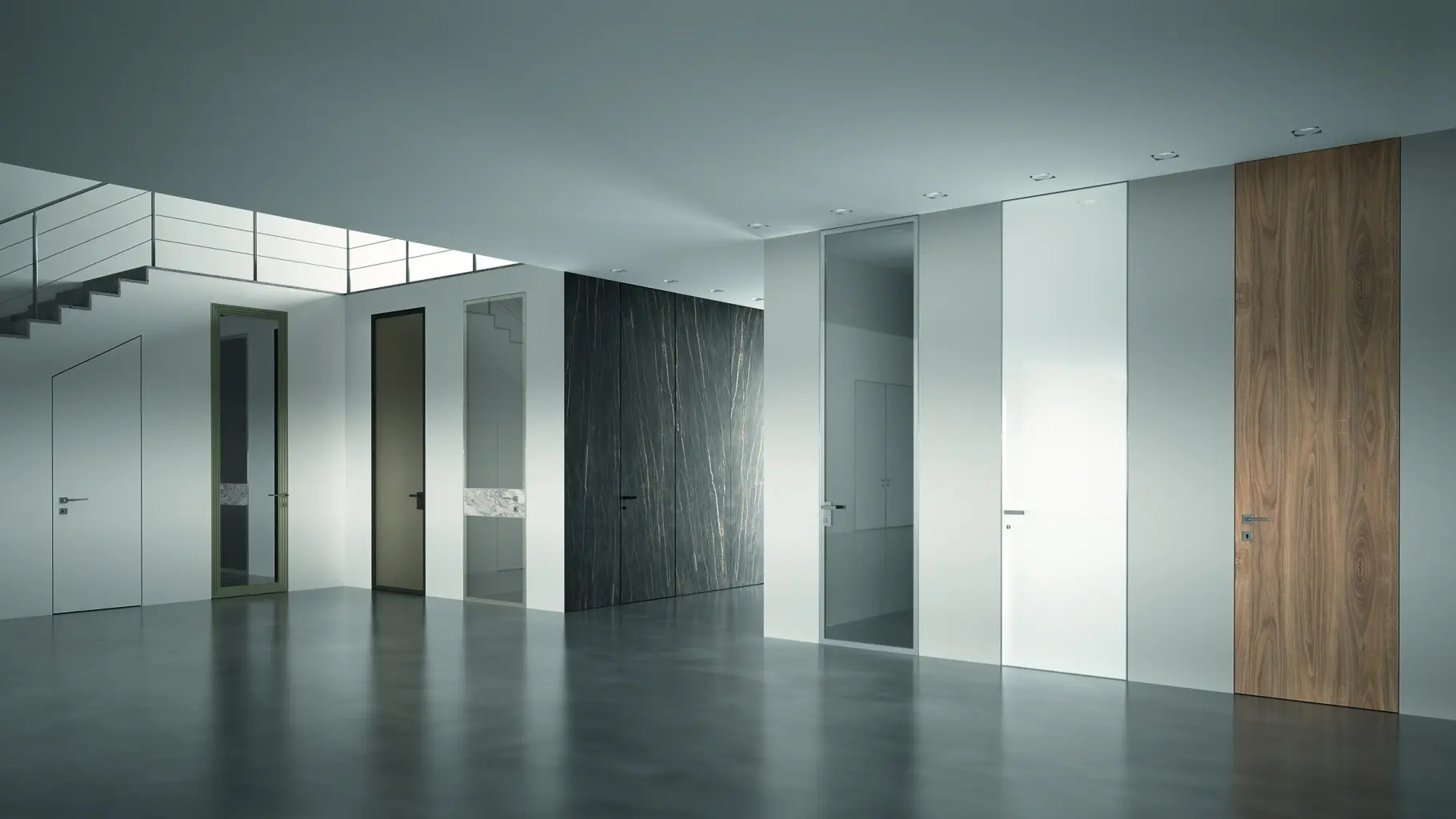 Двери в стиле минимализм, хай-тек, лофт