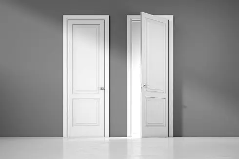 Классическая межкомнатная дверь ALDA 103 Bianco. Матовая эмаль