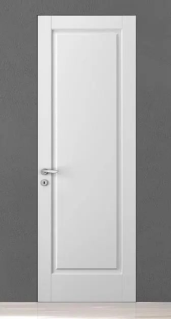 CORDA-60, модель 101P, матовая эмаль L01 Bianco, скрытый короб INVISIBLE.