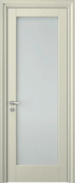 CORDA, модель 101V, матовая эмаль L02 Bianco Night, стекло Satinato Bianco.