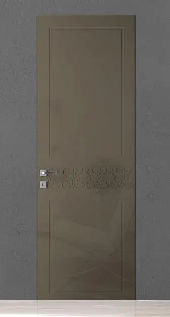 TREND-60, модель TR12, глянцевая эмаль LG12 Sabbia Gloss, скрытый короб INVISIBLE.