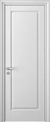 Современная классическая дверь CORDA 101P Bianco. Матовая эмаль