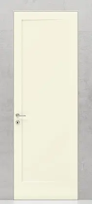 Классическая дверь LEVEL-60 101 Bianco Night. Матовая эмаль. Скрытый короб