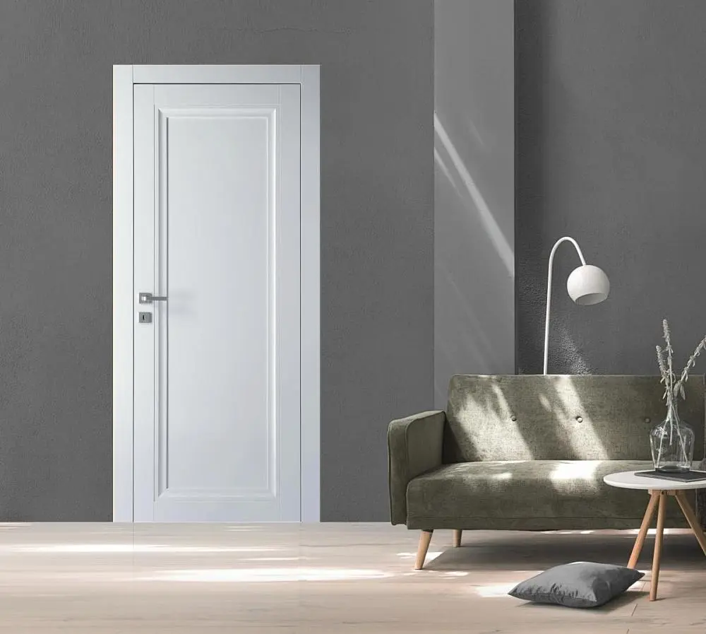 STELLA, модель PD, инженерный массив древесины, матовая эмаль L01 Bianco.