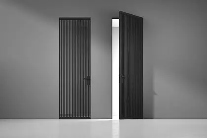 SLIM, Ritmo<br>Двери с алюминиевыми рейками