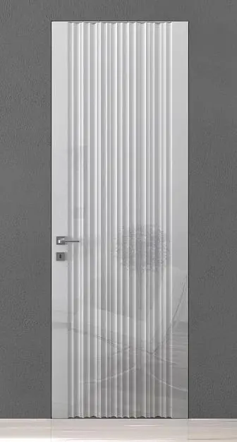 TREND-60, модель TR16, глянцевая эмаль LG01 Bianco Gloss, скрытый короб INVISIBLE.