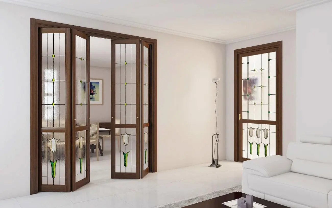 Elegance Alessandra, Tinta Noce Scuro, vetro Tiffany Aurum.