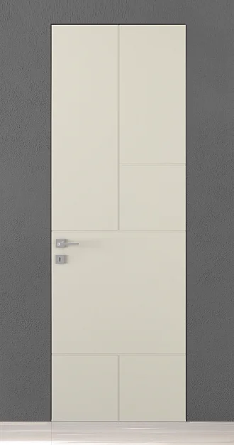 TREND-60, модель TR18, матовая эмаль L02 Bianco Night. "Скрытый" короб INVISIBLE.