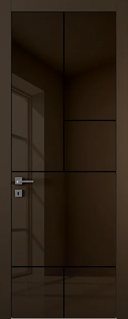 TREND, модель TR18m, глянцевая эмаль LG16 Bruno Gloss, молдинг в цвете Black.