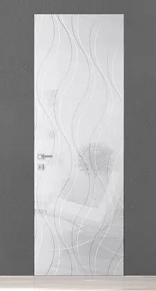 Межкомнатная дверь TREND-60 TR11 Bianco Gloss, глянцевая эмаль