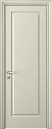 Современная классическая дверь CORDA 101P Bianco Night. Матовая эмаль