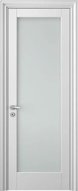 CORDA, модель 101V, матовая эмаль L01 Bianco, стекло Satinato Bianco.