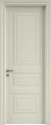 Межкомнатная дверь GRAND GR07 Bianco Night. Матовая эмаль
