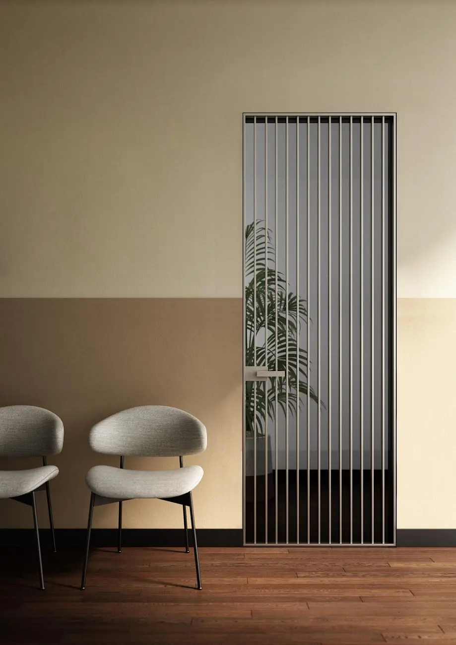 BATTFIL FILCEREST RI-TRAIT-8b product door fumè glass champagne profile.