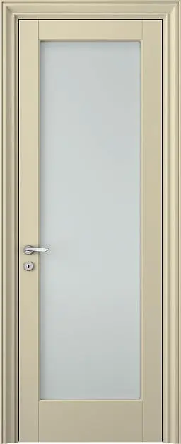 CORDA, модель 101V, матовая эмаль L03 Avorio, стекло Satinato Bianco.