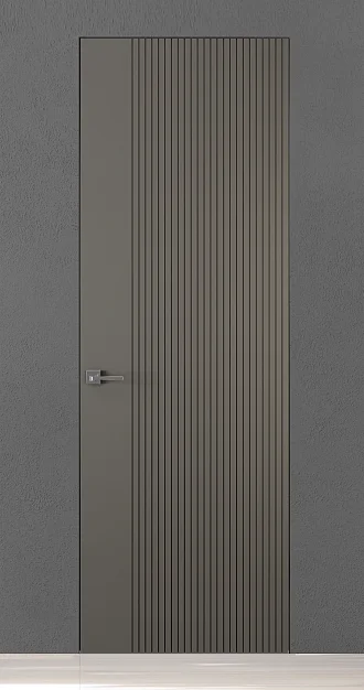 TREND-60, модель Reef, матовая эмаль L14 Ombra. "Скрытый" короб INVISIBLE.