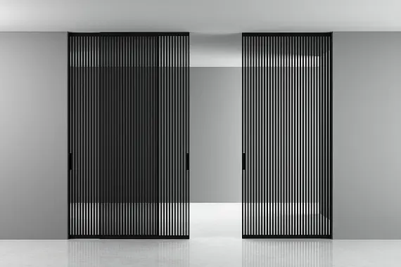 Перегородки с алюминиевыми рейками<br>
 STRATUS-SLIM, Ritmo