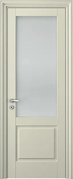 CORDA, модель 103V, матовая эмаль L02 Bianco Night, стекло Satinato Bianco.