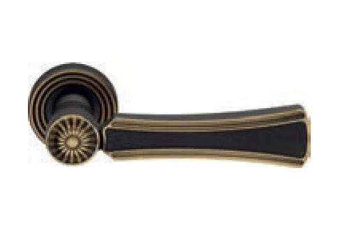 LINEA CALI (made in Italy), DAISY. Дверная ручка, бронза матовая + ключевины YALE. 2 компл.