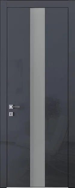 TREND, модель TR14V, глянцевая эмаль LG15 Grafite Gloss, стекло GS04 Satinato Bianco.