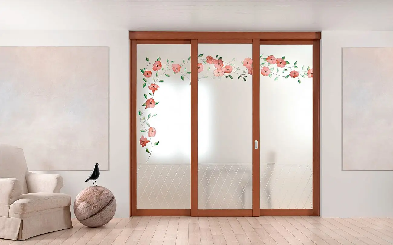 Виды стеклянных дверей для шкафов