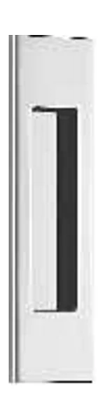 Врезная ручка для раздвижных дверей, модель ID411 в отделке хром.