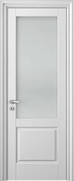 CORDA, модель 103V, матовая эмаль L01 Bianco, стекло Satinato Bianco.