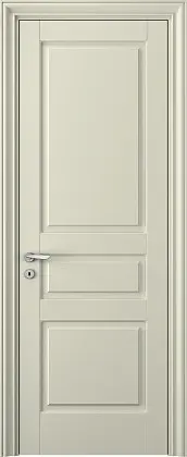 Современная классическая дверь CORDA 127P Bianco Night. Матовая эмаль