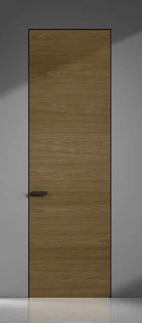 UNION, FILO-60. Натуральный шпон ореха, алюминиевая торцевая кромка. 