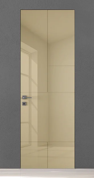 TREND-60, модель TR18, глянцевая эмаль LG03 Avorio Gloss. "Скрытый" короб INVISIBLE.
