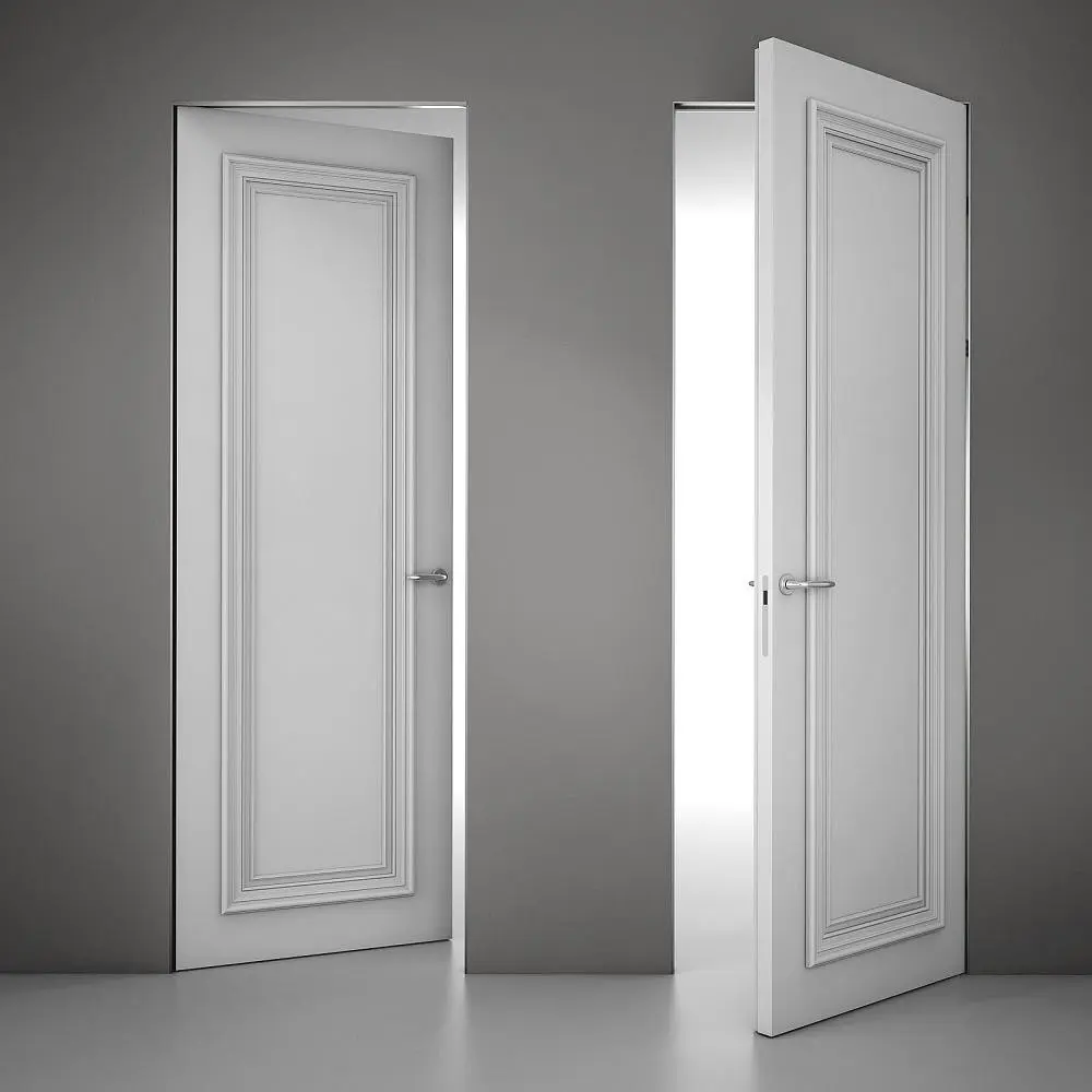PRIMA, модель PU, матовая эмаль L01 Bianco, скрытый короб.