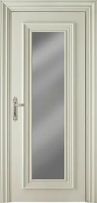 Классическая межкомнатная дверь PRIMA PU Bianco Night R. Матовая эмаль