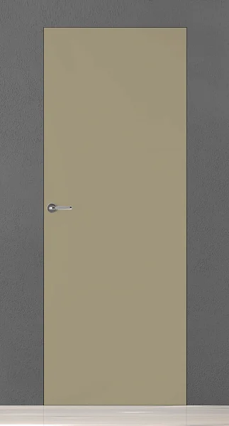 FILO-60, матовая эмаль в цвете "кварцевый" (грунт под покраску). "Скрытый" короб с полотном толщиной 6 см.