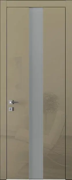 TREND, модель TR14V, глянцевая эмаль LG11 Tortora Gloss, стекло GS04 Satinato Bianco.