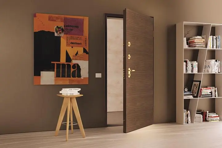 DELTA PRO 202, декоративная панель - натуральный шпон древесины Noce Europeo.
