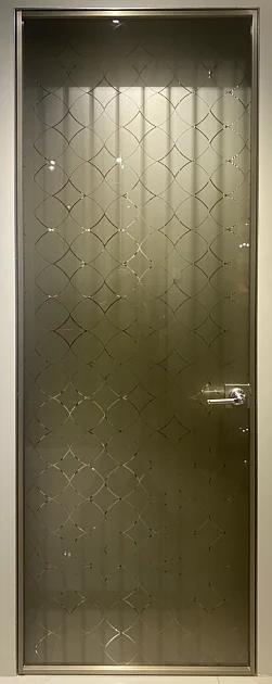 LONGHI (made in Italy), SPARK. Безопасное стекло с декором. 80х240см.