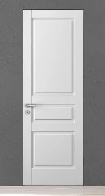 CORDA-60, модель 127P, матовая эмаль L01 Bianco, скрытый короб INVISIBLE.