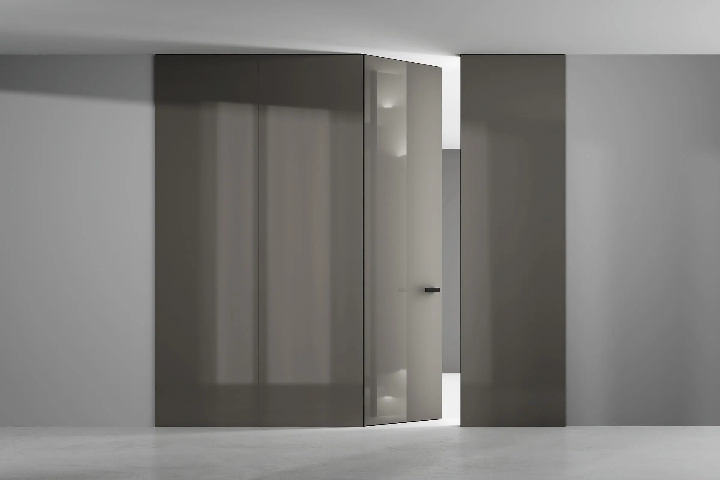 mini-Стеновые панели COVER, глянцевая эмаль LG12 Sabbia Gloss. Дверь FILO-60.