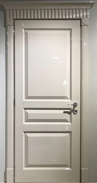 NEW DESIGN PORTE (made in Italy), KORINOS. Инженерный массив древесины, глянцевая эмаль. 80х210см.