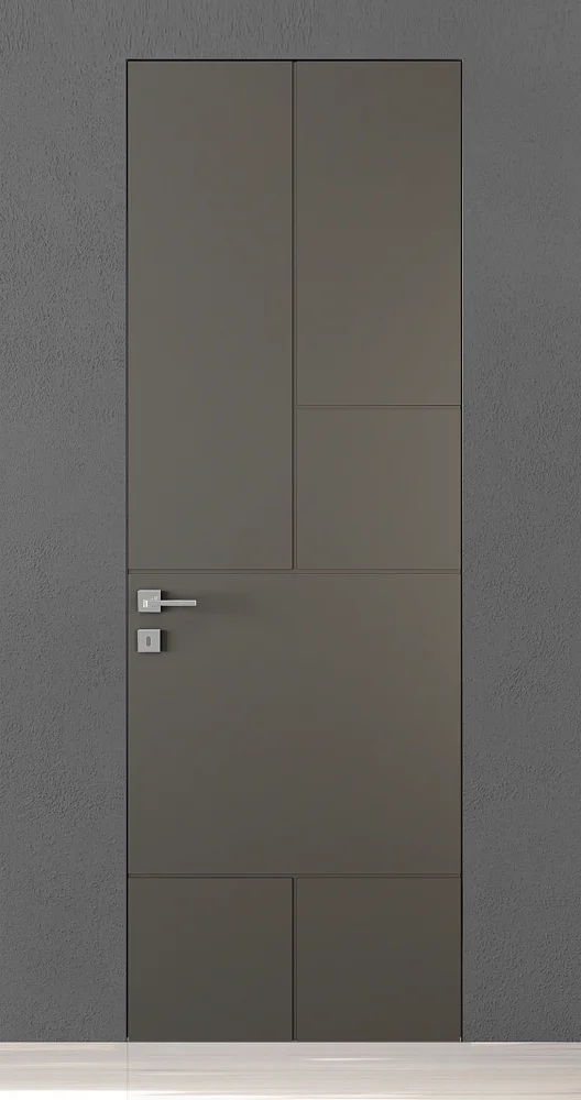 TREND-60, модель TR18, матовая эмаль L14 Ombra. "Скрытый" короб INVISIBLE.